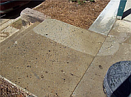 Before and after power washing concrete and driveways College Park