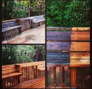 pressure washing a deck McDonough ga